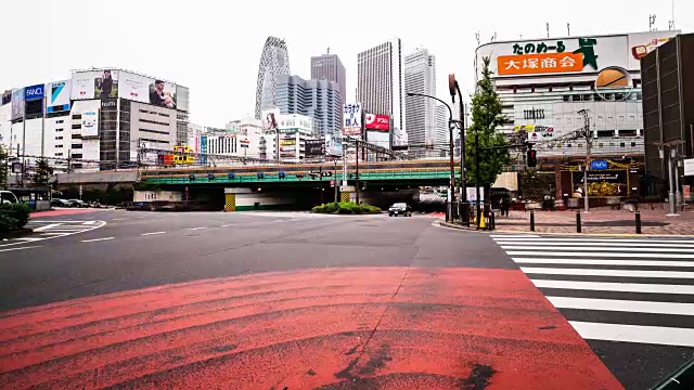 日本东京歌舞伎町的4k延时建筑视频素材