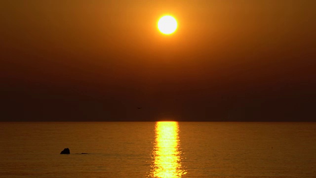 海上日落视频素材