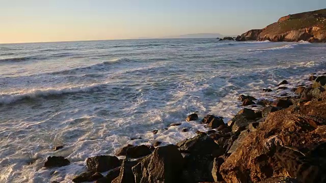 加州野生海岸视频素材