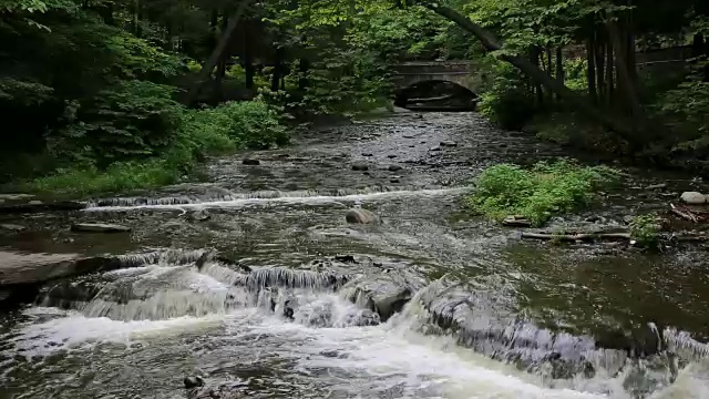 狼溪的小瀑布视频素材