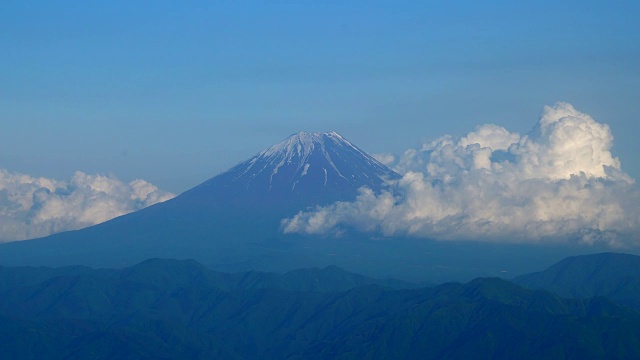 从Mt.Amari Mt.Fuji,山梨县视频素材