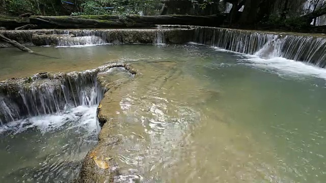 泰国西部瀑布视频素材