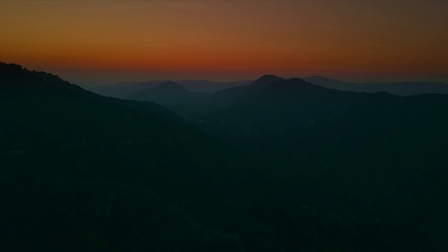 落日山视频素材