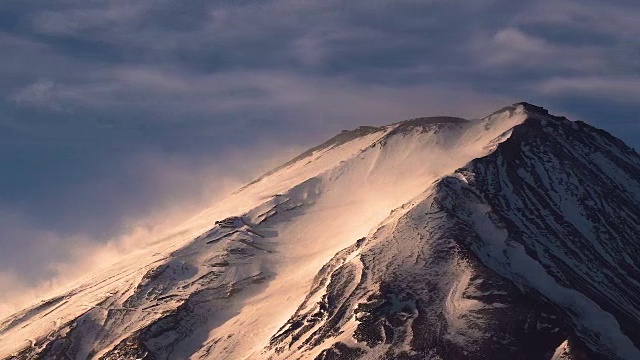 近距离看富士山视频素材