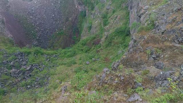 巴都尔山火山口视频素材