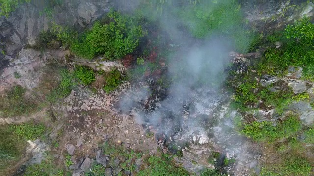 巴都尔山火山口视频素材