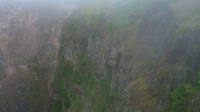 巴都尔山火山口视频素材