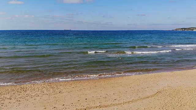 海滩鸟瞰图视频素材