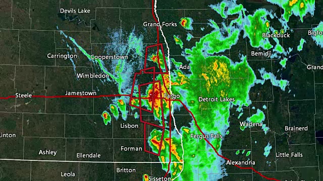 2015年6月北达科他州龙卷风爆发视频素材