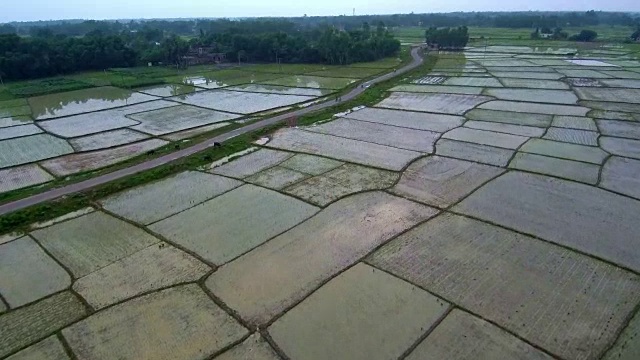 农业用地鸟瞰图视频下载