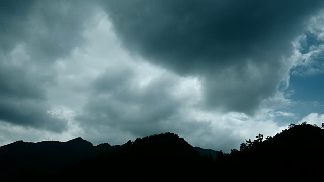 暴风雨要来了视频素材