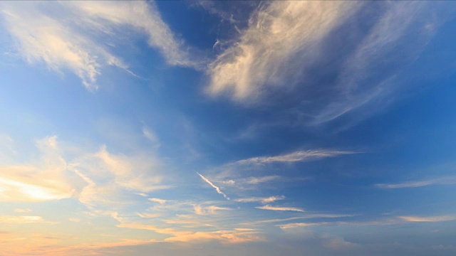 天空的时间流逝视频素材