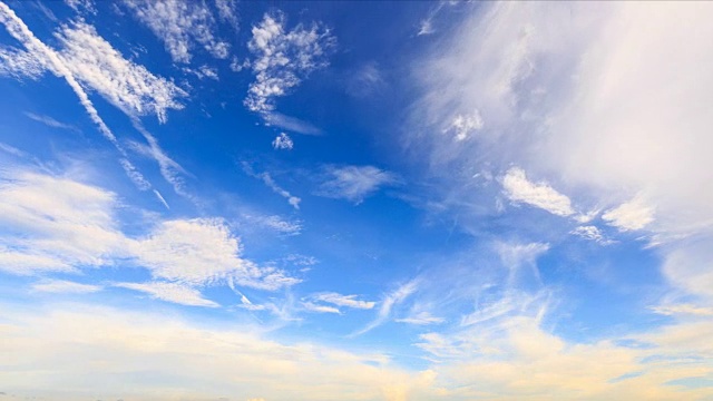 天空的时间流逝视频素材