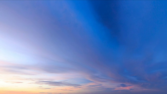 天空的时间流逝视频素材