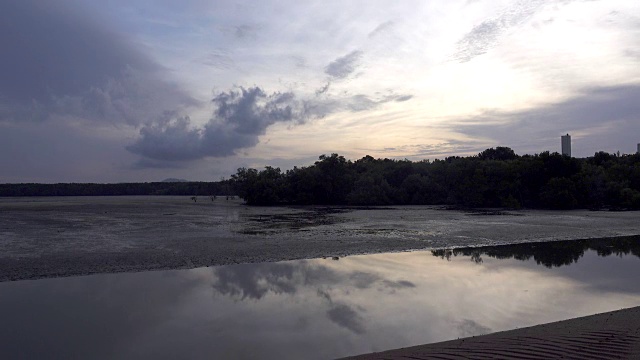 海岸时间流逝。视频素材