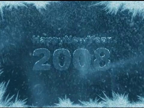 2008年新年快乐视频素材