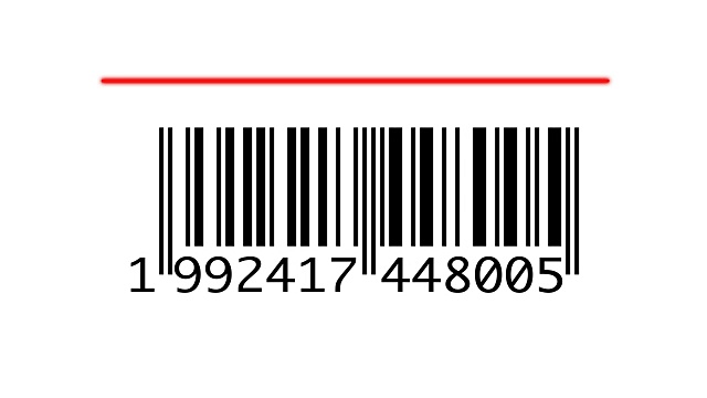 扫描条形码孤立视频素材