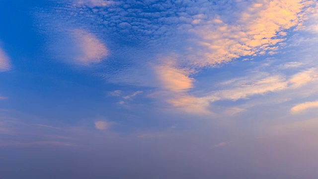 天空的时间流逝视频素材