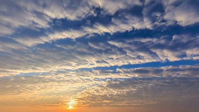 天空的时间流逝视频素材