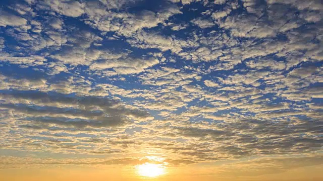 天空的时间流逝视频素材