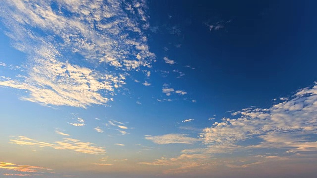 天空的时间流逝视频素材