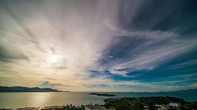 海上日落视频素材