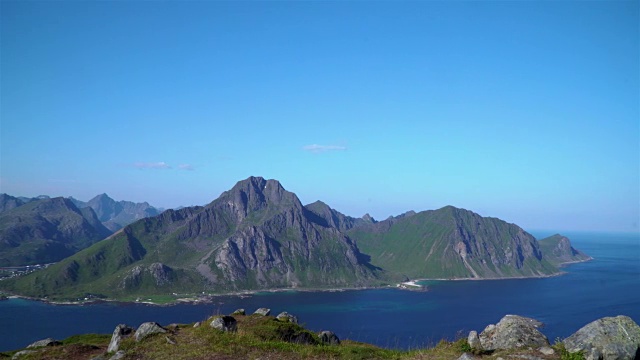 罗浮敦群岛全景图视频素材