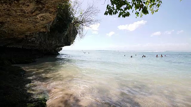 印度尼西亚巴厘岛的Padung巴东海滩视频素材