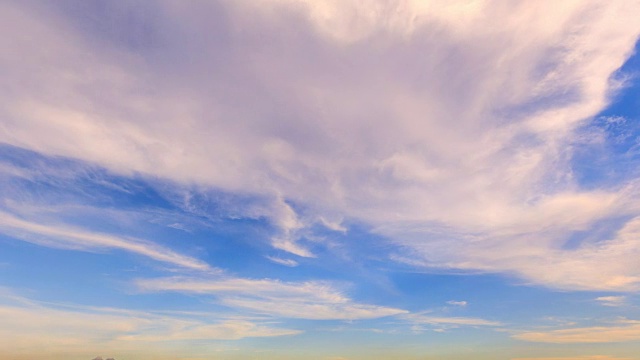 天空的时间流逝视频素材