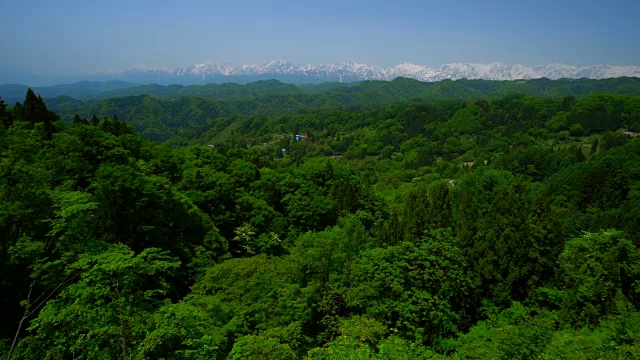 美丽的山景观视频素材