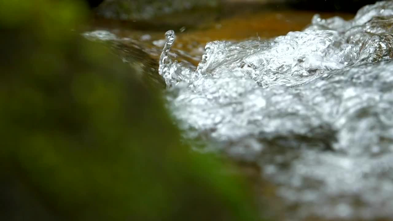 小溪流水视频素材