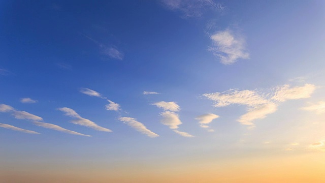 天空的时间流逝视频素材