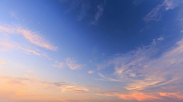 天空的时间流逝视频素材