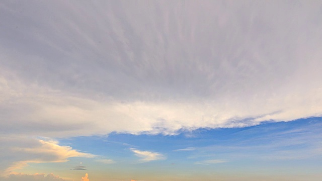 天空的时间流逝视频素材