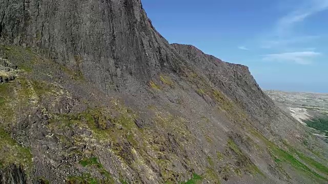 北落基山脉的山峰-北极的景观视频素材