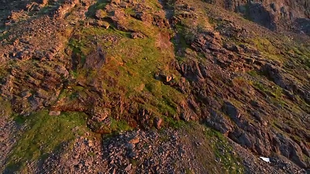 北落基山脉的山峰-北极的景观视频素材