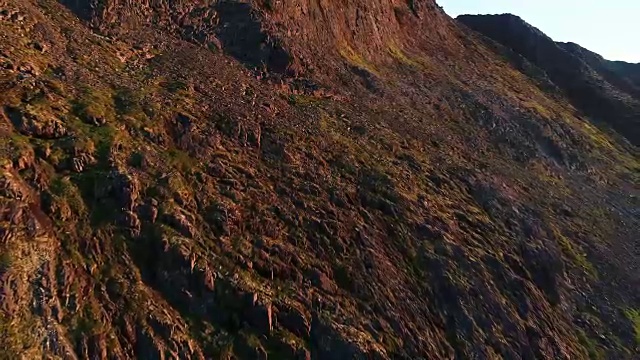 北落基山脉的山峰-北极的景观视频素材