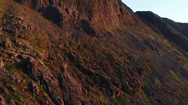 北落基山脉的山峰-北极的景观视频素材