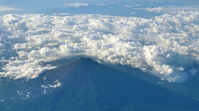 富士山的风景视频素材