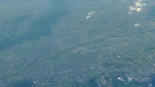 大阪的景观，鸟瞰图视频素材