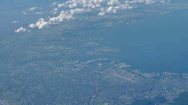 大阪市景观，鸟瞰图视频素材