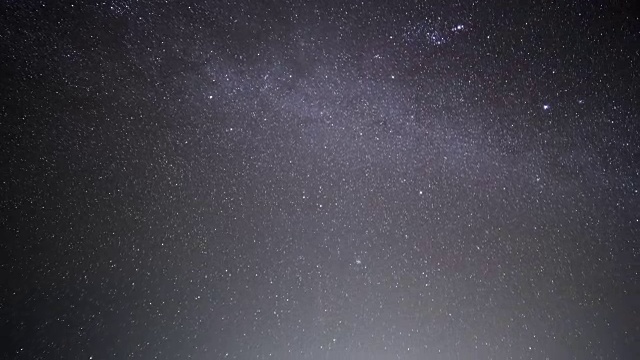 夜星与流星雨的时间流逝视频素材