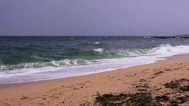 土耳其黑海的风暴视频素材