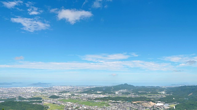 福冈市的时间流逝视频素材