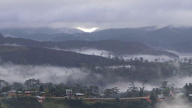 山在云视频素材