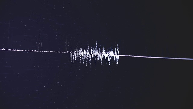 声波模拟视频素材