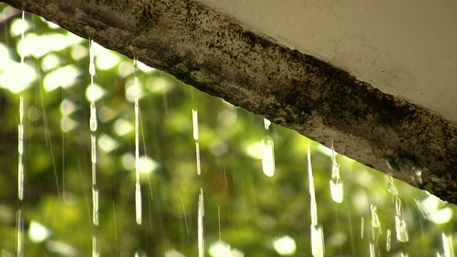 屋顶雨湿损害(HD)视频素材