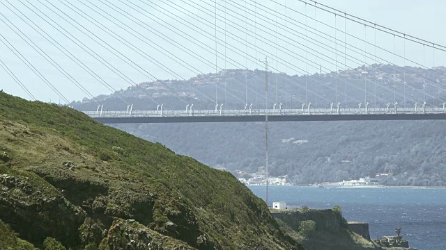 Yavuz苏丹Selim Bridge，火鸡，伊斯坦布尔视频素材