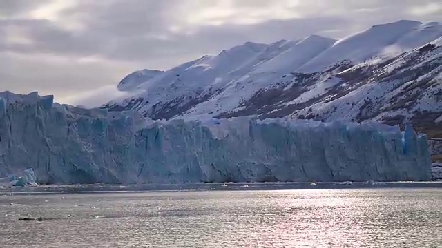 莫雷诺冰川南部全景视频素材