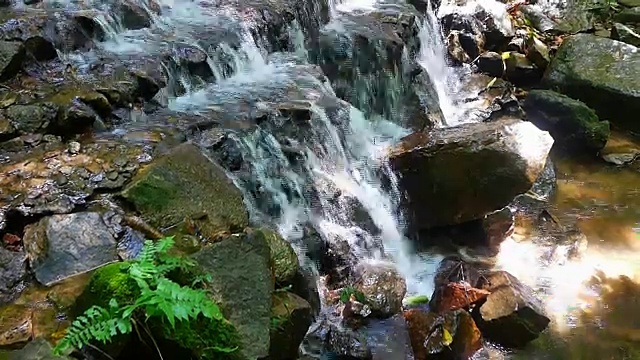 泰国清莱北部的山洪暴发。视频素材